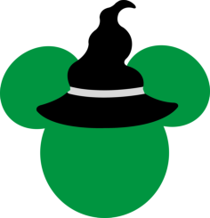 Mickey Witch Ink Digital Sketch Svg Design, Free Vectors File